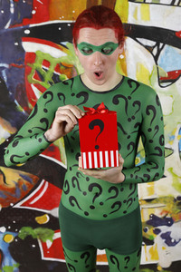 GEEK ART: Joker meets Riddler Bodypainting