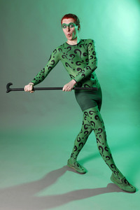 GEEK ART: Joker meets Riddler Bodypainting