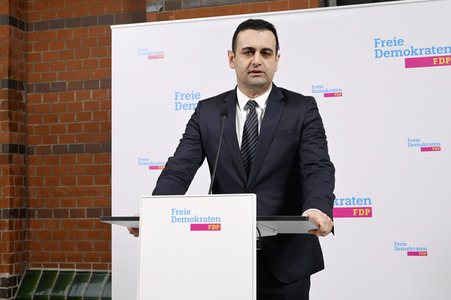 Statement von FDP-Generalsekretär Bijan Djir-Sarai in Berlin