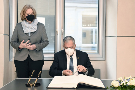 Besuch von Mickey Levy in Berlin