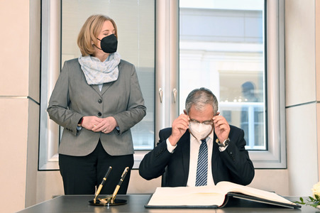 Besuch von Mickey Levy in Berlin