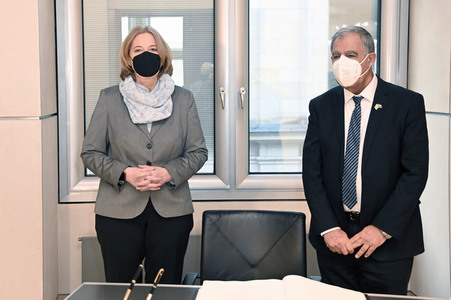 Besuch von Mickey Levy in Berlin