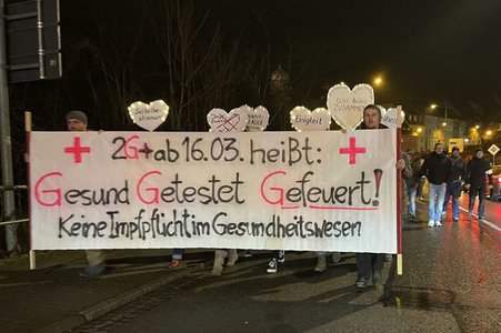 Coronademo in Bautzen