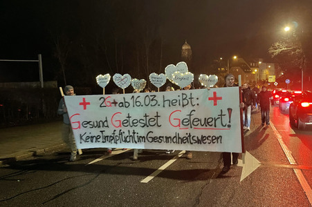 Coronademo in Bautzen