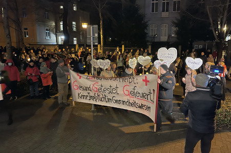 Coronademo in Bautzen