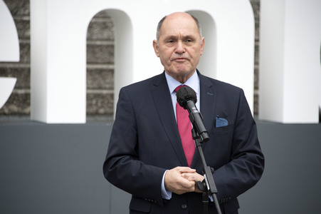 Pressestatements von Wolfgang Sobotka, Mickey Levy und Bärbel Bas in Berlin