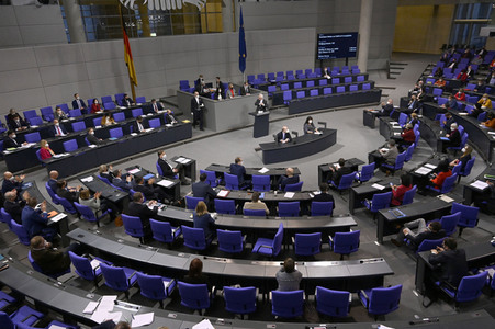 13. Sitzung des Deutschen Bundestages in Berlin