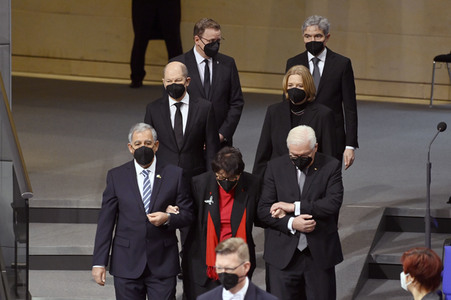 Gedenkstunde zum Tag des Gedenkens an die Opfer des Nationalsozialismus in Berlin