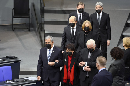 Gedenkstunde zum Tag des Gedenkens an die Opfer des Nationalsozialismus in Berlin