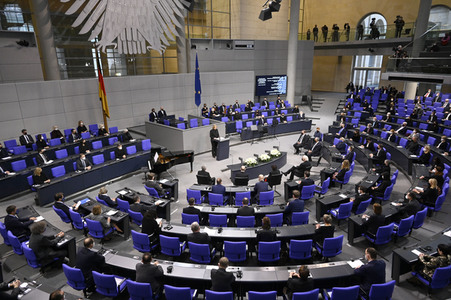 Gedenkstunde zum Tag des Gedenkens an die Opfer des Nationalsozialismus in Berlin