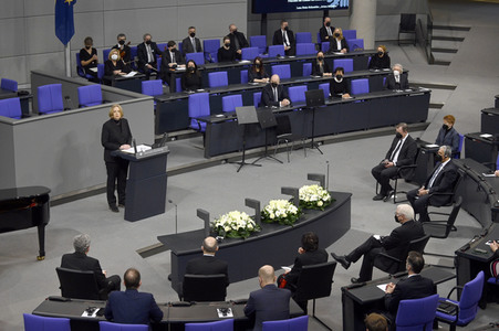 Gedenkstunde zum Tag des Gedenkens an die Opfer des Nationalsozialismus in Berlin