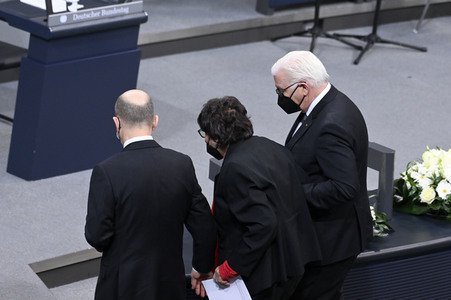 Gedenkstunde zum Tag des Gedenkens an die Opfer des Nationalsozialismus in Berlin