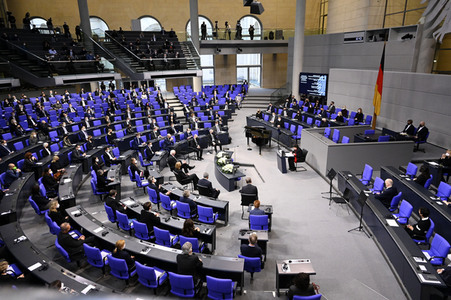 Gedenkstunde zum Tag des Gedenkens an die Opfer des Nationalsozialismus in Berlin