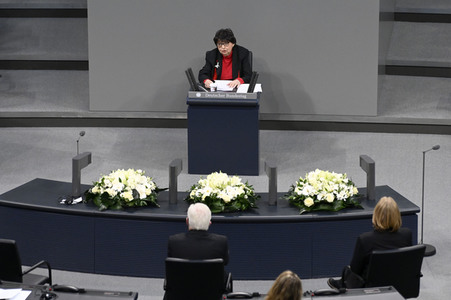 Gedenkstunde zum Tag des Gedenkens an die Opfer des Nationalsozialismus in Berlin