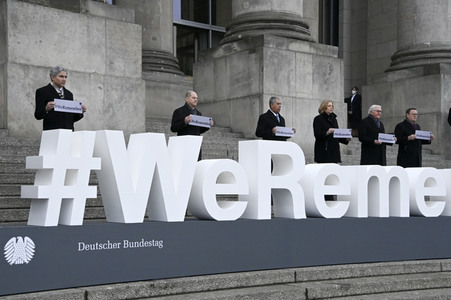 Gedenkstunde zum Tag des Gedenkens an die Opfer des Nationalsozialismus in Berlin