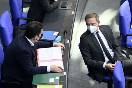 15. Sitzung des Deutschen Bundestages in Berlin