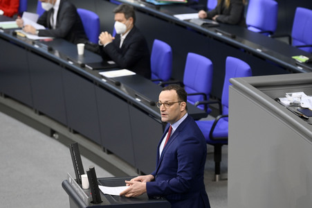 15. Sitzung des Deutschen Bundestages in Berlin