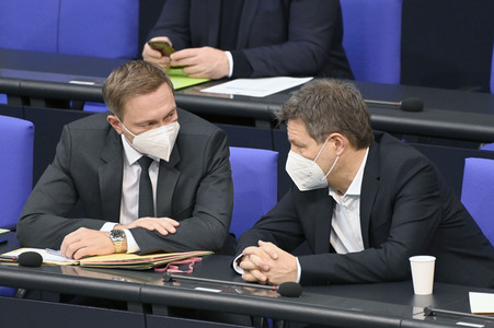 15. Sitzung des Deutschen Bundestages in Berlin