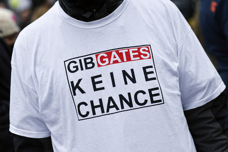 Coronademo in Düsseldorf