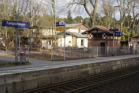 Bahnhof Fangschleuse in Grünheide