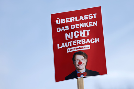 Coronademo in Düsseldorf