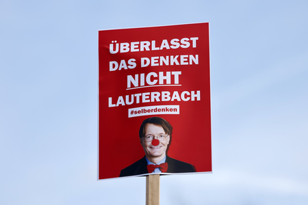 Coronademo in Düsseldorf