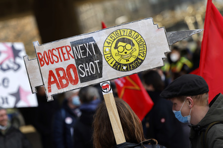 Coronademo in Düsseldorf