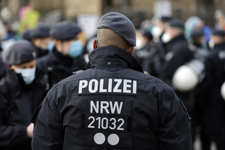 Coronademo in Düsseldorf