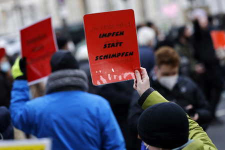 Coronademo in Düsseldorf