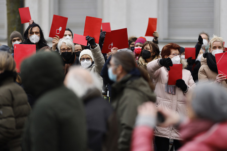 Coronademo in Düsseldorf