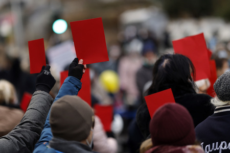 Coronademo in Düsseldorf