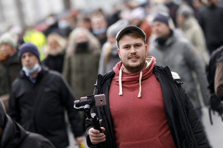 Coronademo in Düsseldorf