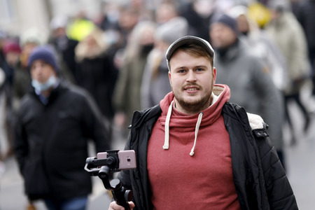 Coronademo in Düsseldorf