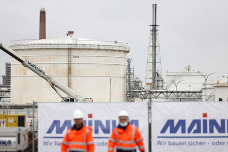 Eröffnung der Baustellte für eine Bio-Flüssiggas-Anlage in Köln