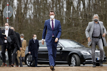 Eröffnung der Baustellte für eine Bio-Flüssiggas-Anlage in Köln