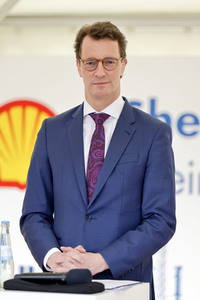 Eröffnung der Baustellte für eine Bio-Flüssiggas-Anlage in Köln