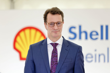 Eröffnung der Baustellte für eine Bio-Flüssiggas-Anlage in Köln