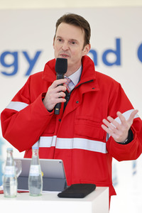 Eröffnung der Baustellte für eine Bio-Flüssiggas-Anlage in Köln