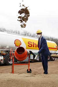 Eröffnung der Baustellte für eine Bio-Flüssiggas-Anlage in Köln