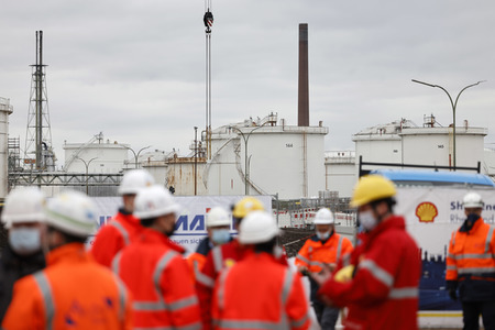 Eröffnung der Baustellte für eine Bio-Flüssiggas-Anlage in Köln