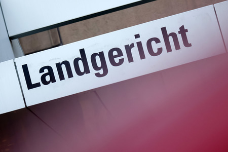 Sicherheitsmaßnahmen beim Drach Prozess in Köln