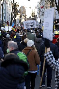 Coronademo in Düsseldorf