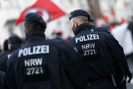 Coronademo in Düsseldorf