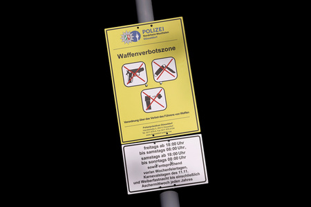 Symbolfoto Waffenverbotszone