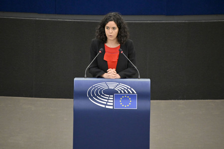 Jahresbericht 2021 der EZB im EU-Parlament in Straßburg