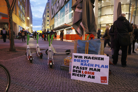 Kino-Demo während der Berlinale 2022