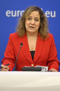Pressebriefing der Fraktion S&D im EU-Parlament in Straßburg