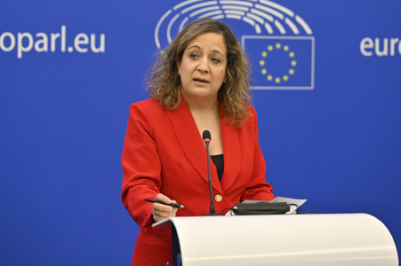 Pressebriefing der Fraktion S&D im EU-Parlament in Straßburg