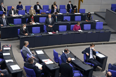 16. Sitzung des Deutschen Bundestages in Berlin