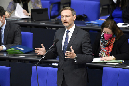 16. Sitzung des Deutschen Bundestages in Berlin